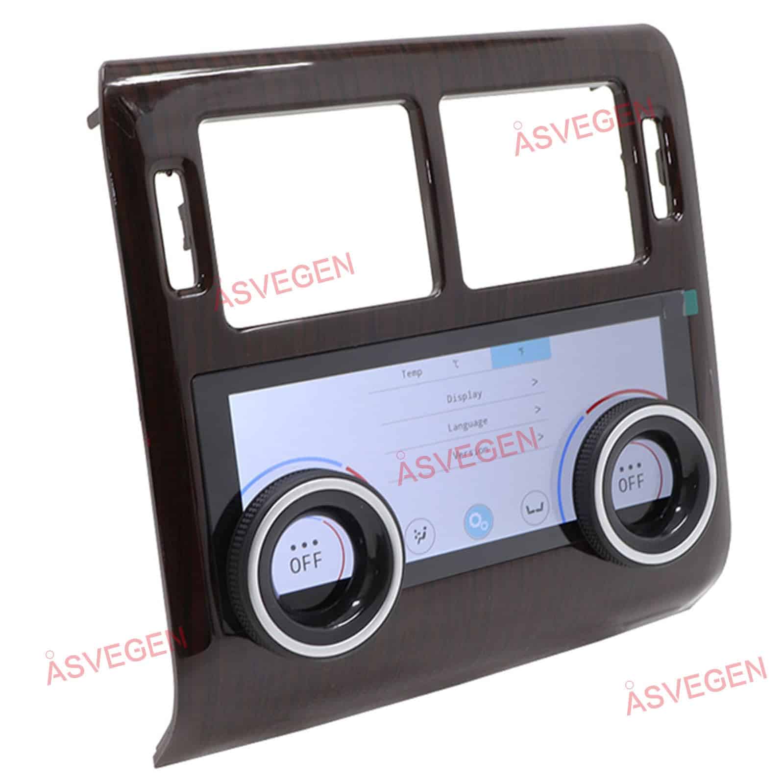 Panel de Control de Clima de Pantalla -Roble Caoba - Imagen 6