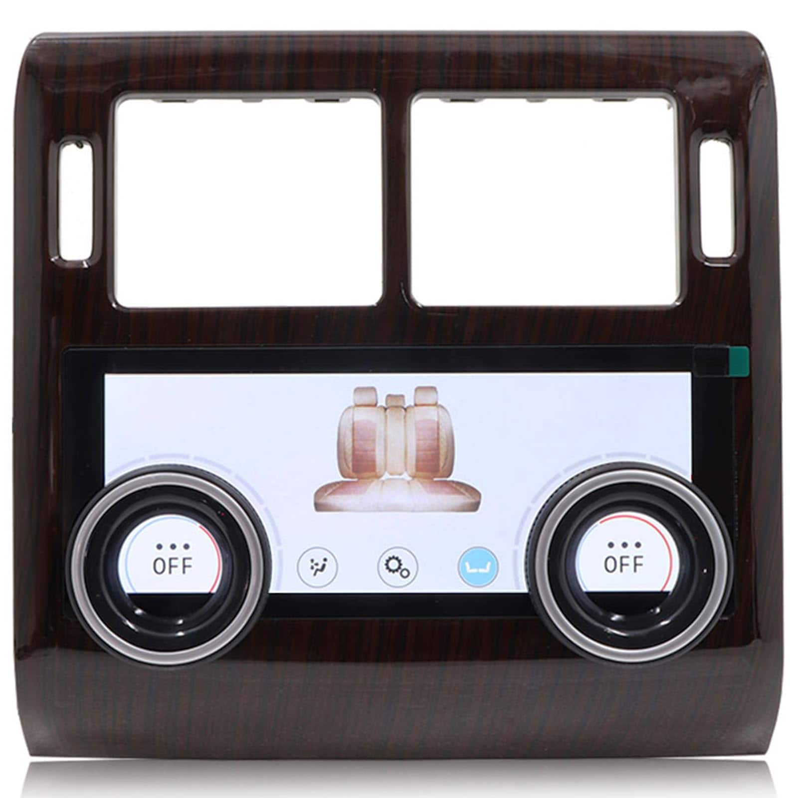 Panel de Control de Clima de Pantalla -Roble Caoba