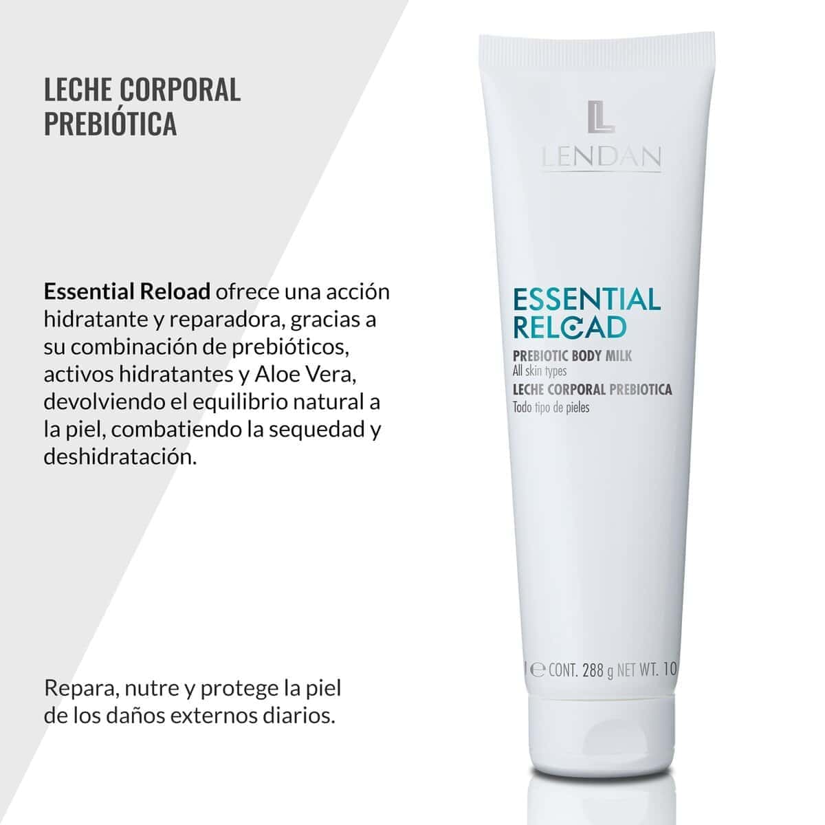 Crema Hidratante Corporal Lendan Essential Reload 300 ml - Imagen 3