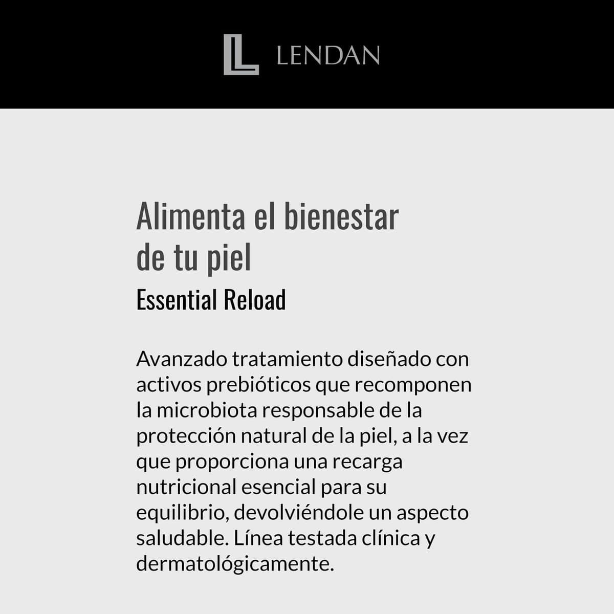 Crema Hidratante Corporal Lendan Essential Reload 300 ml - Imagen 5