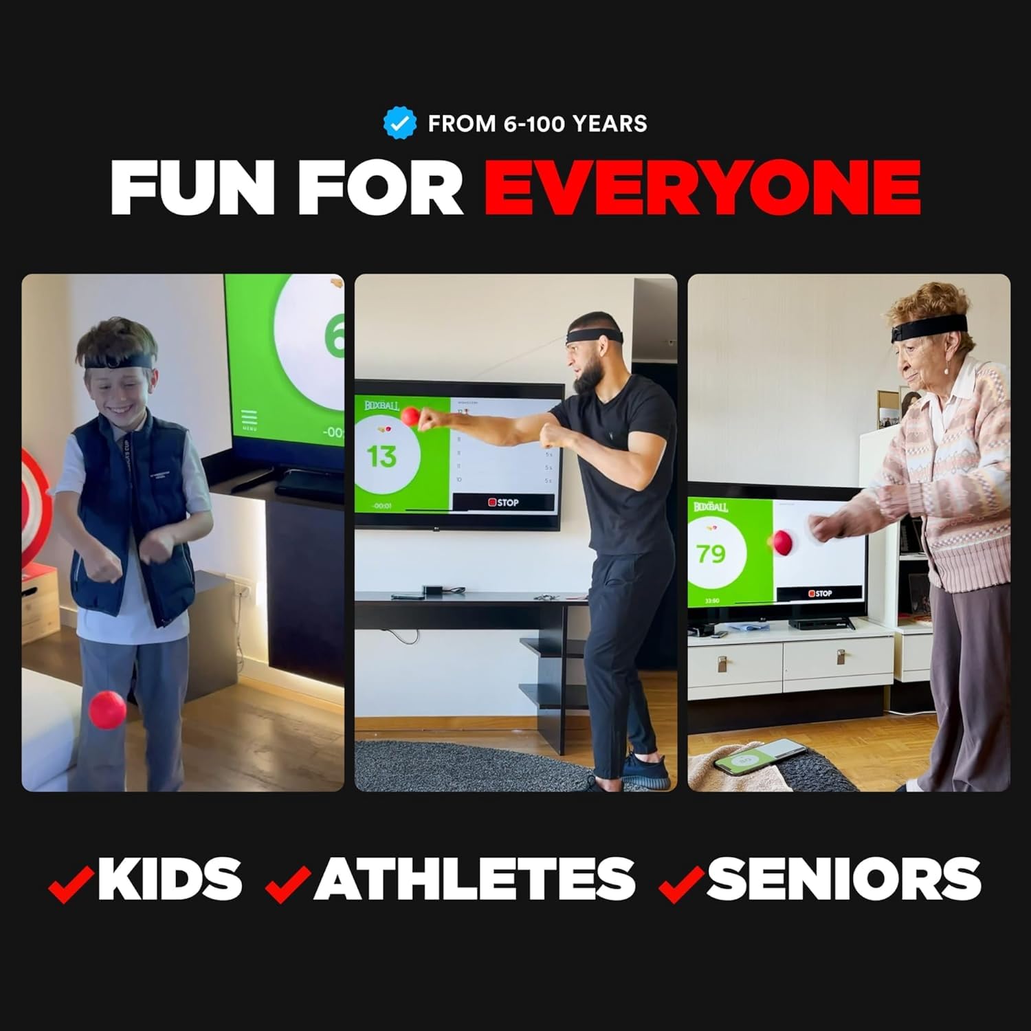 Boxbollen Pelota de Reflejos de Boxeo - Entrenador de - Imagen 5