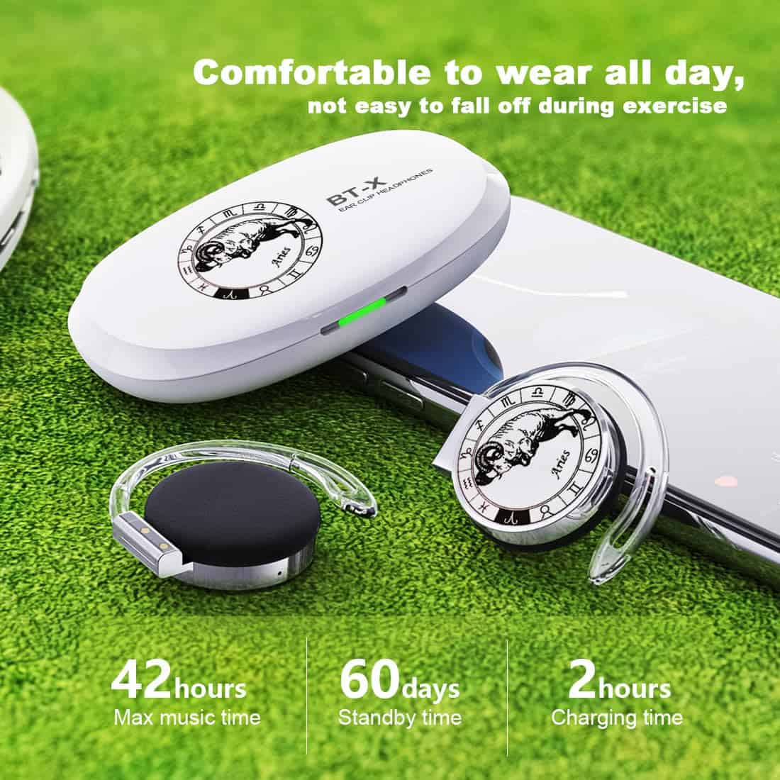 Audífonos On-Ear Bluetooth V5.3, Auriculares -Aries - Imagen 3