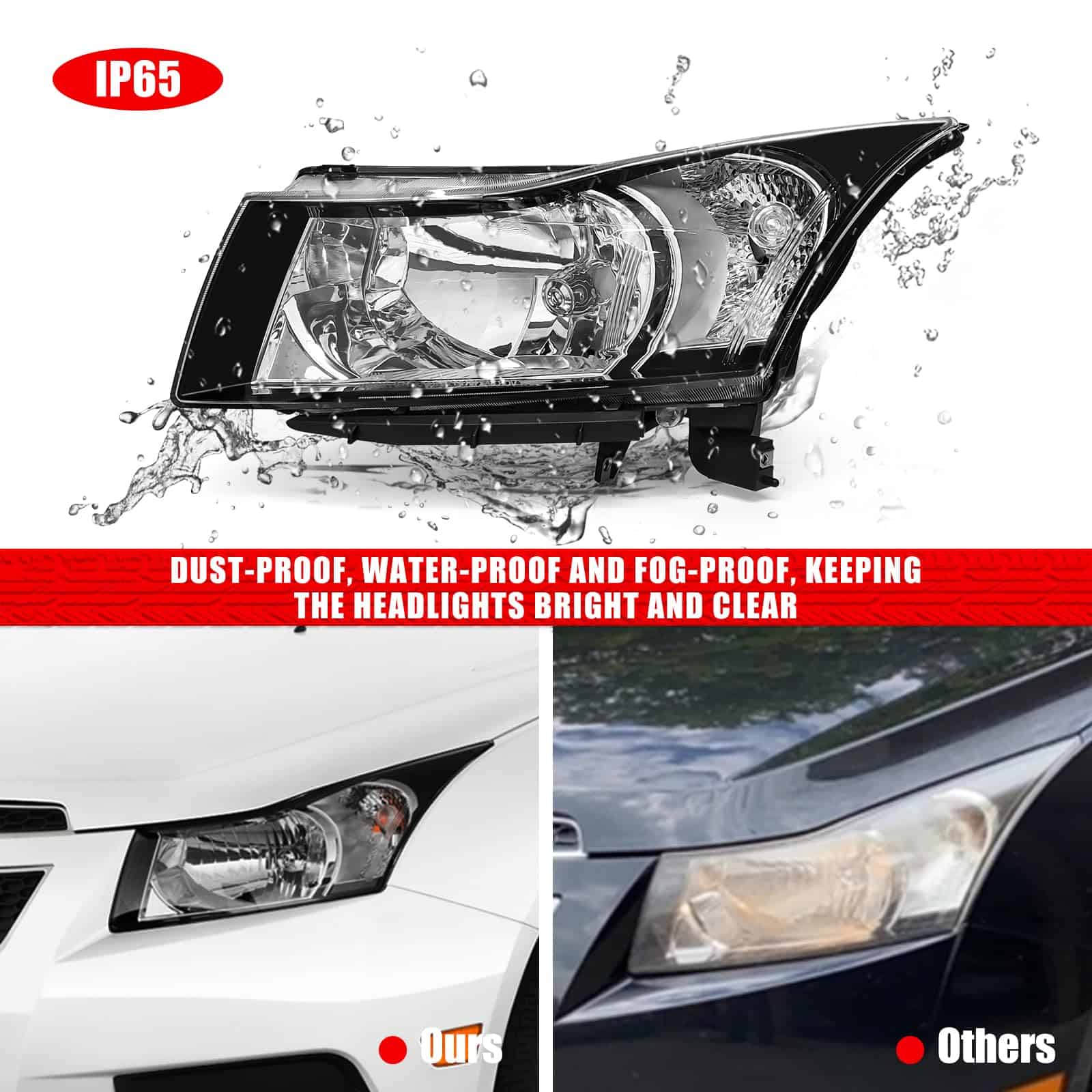 Conjunto de Faros ADCARLIGHTS para Chevy Cruze 2011-2016 - Imagen 7