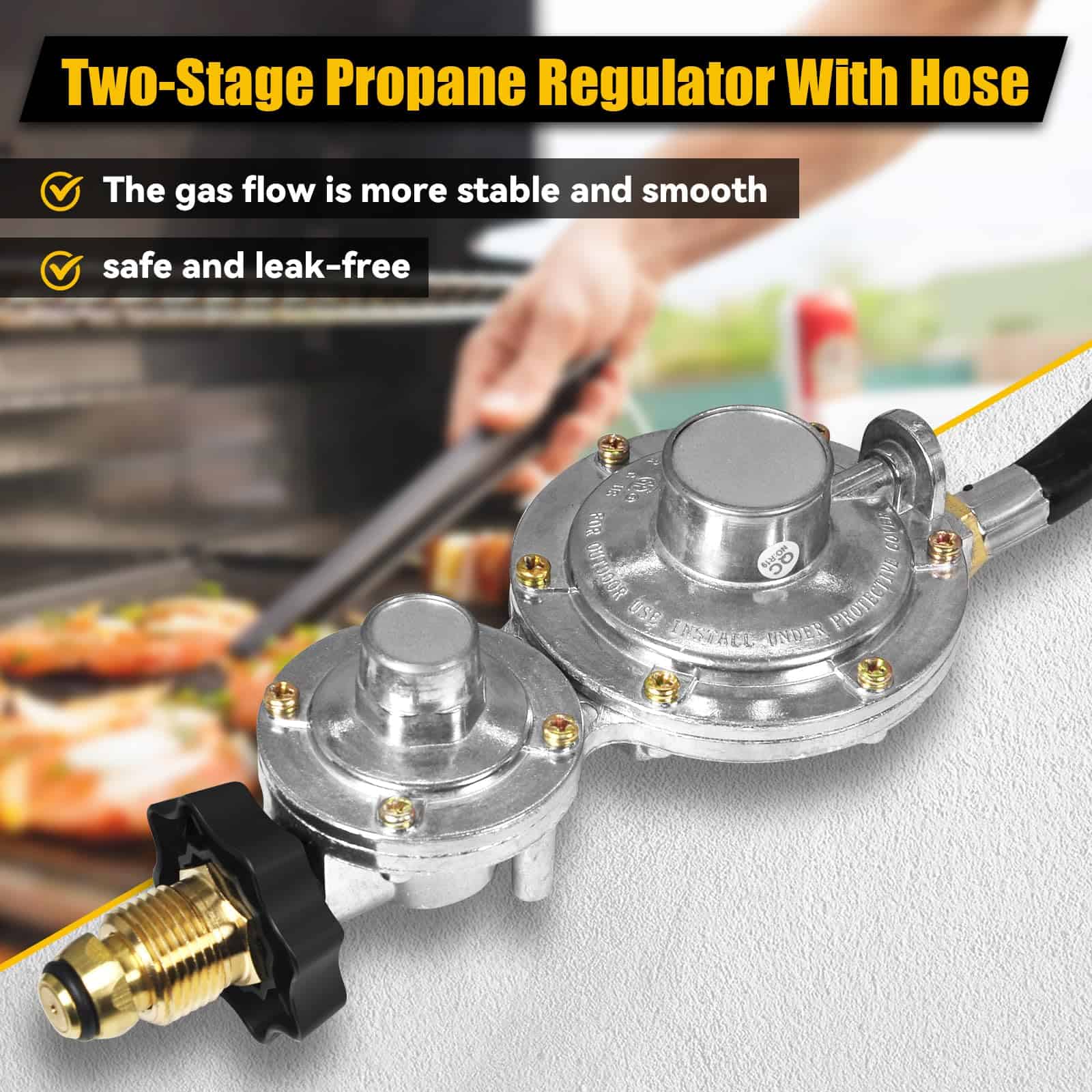Manguera de propano de 12 pies F273684 compatible con - Imagen 5