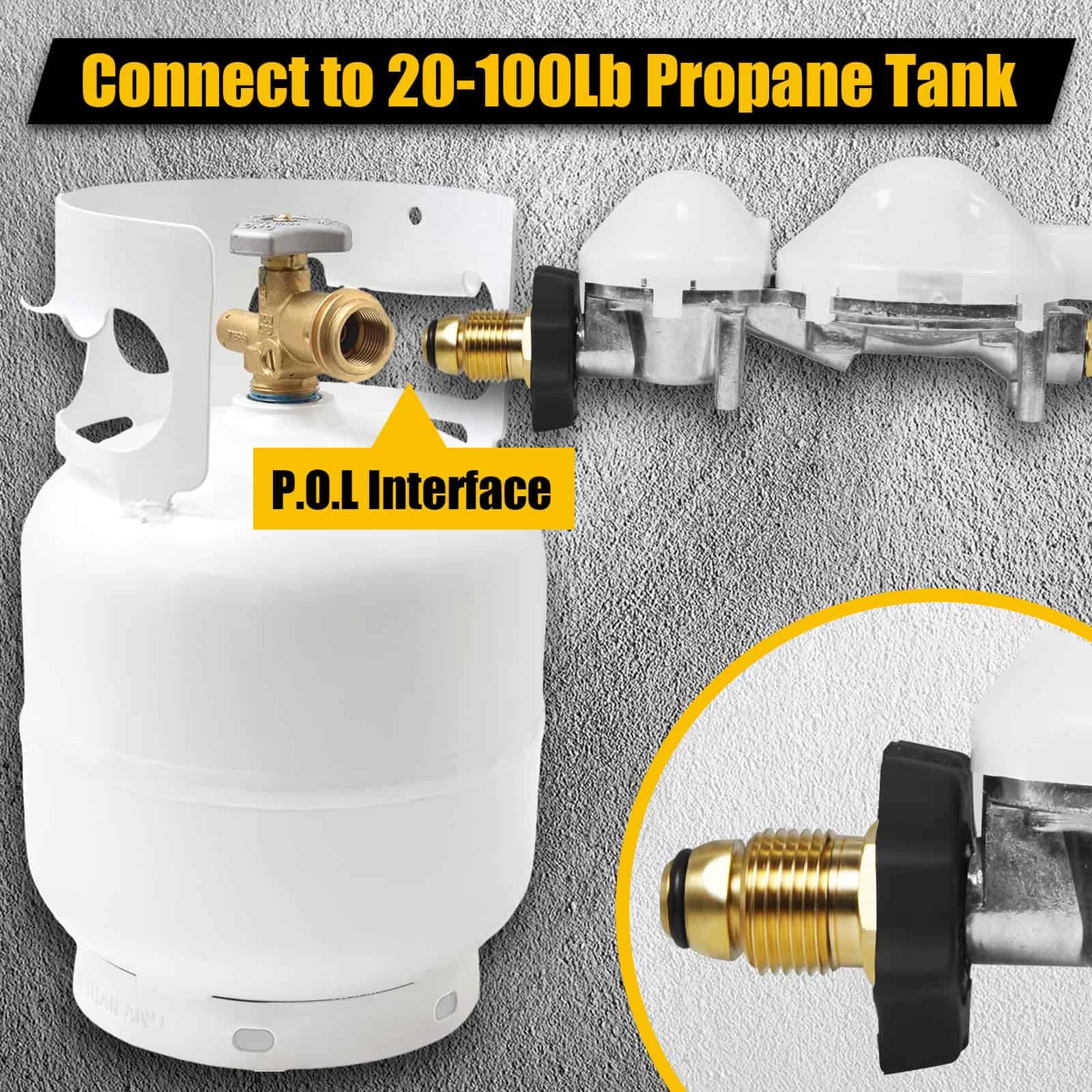 Manguera de propano de 12 pies F273684 compatible con - Imagen 6