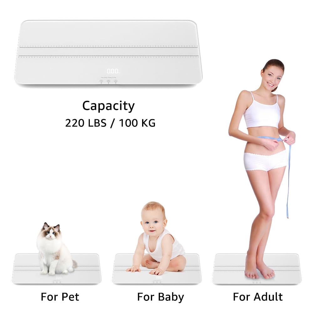 Báscula Digital para Mascotas unipaws MAX 220 libras, - Imagen 6