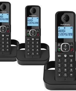 Teléfono inalámbrico digital Hellobaby HB2688-3 DECT 6.0,