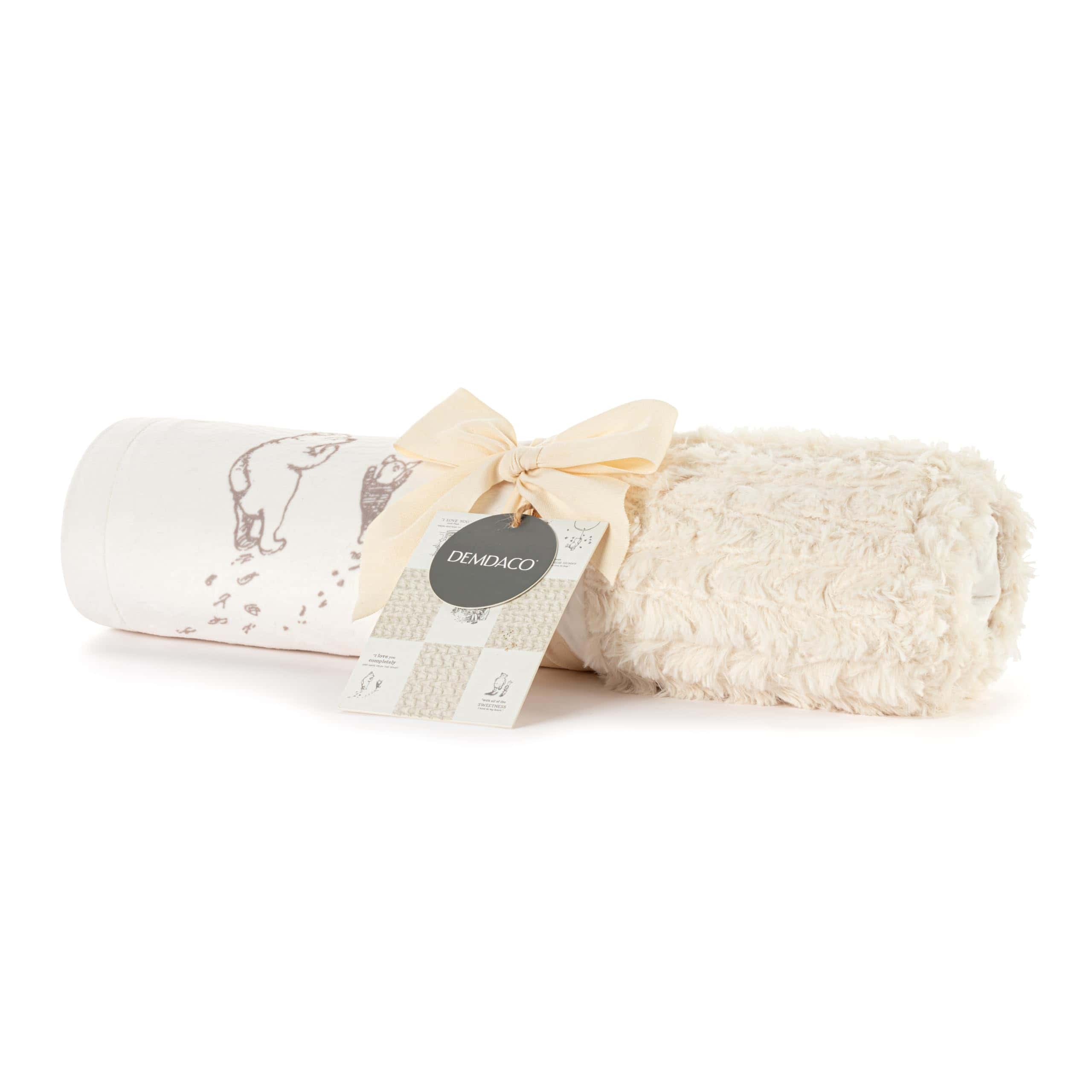 Manta clásica de osito amarillo Pooh de DEMDACO, 30 x 40 - Imagen 6