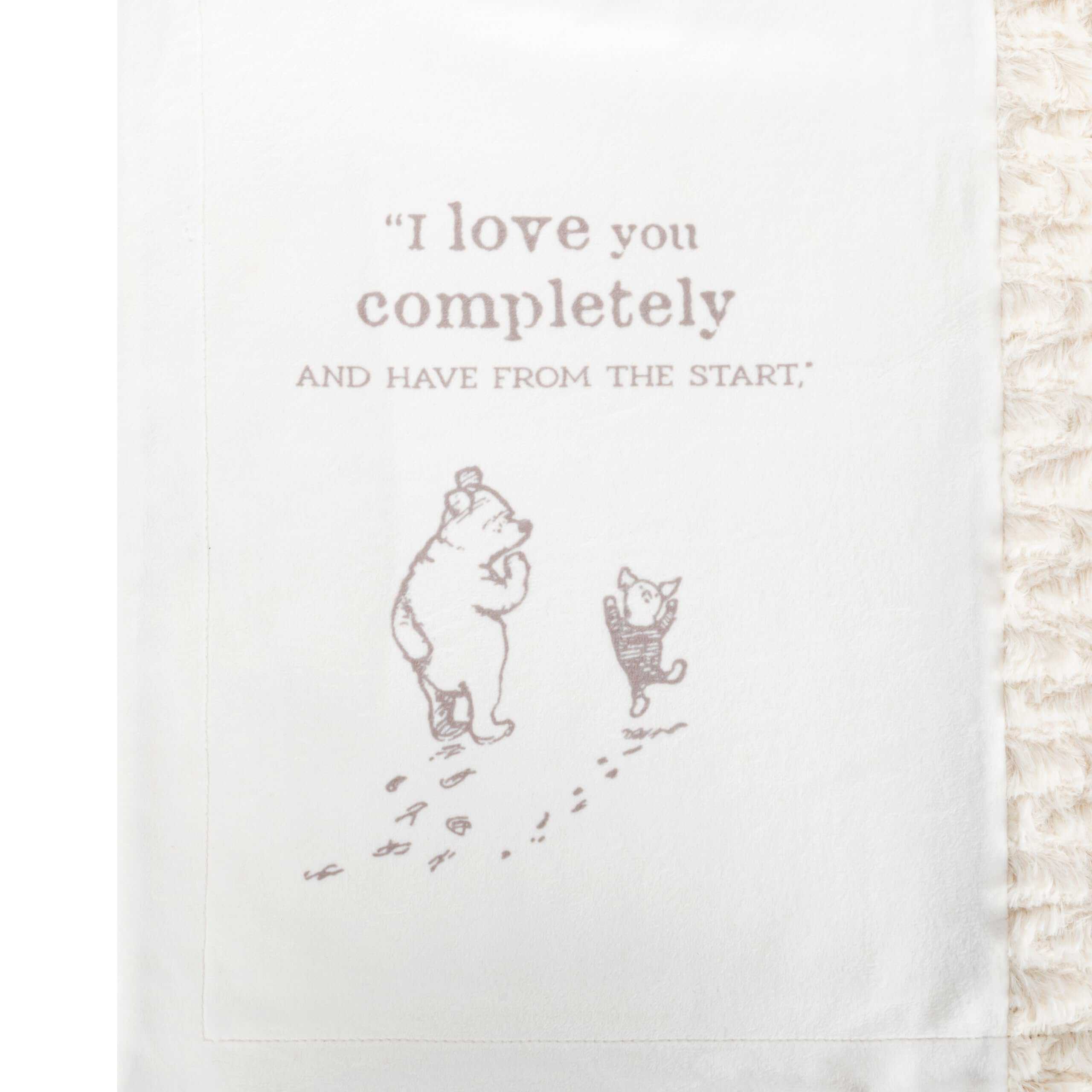 Manta clásica de osito amarillo Pooh de DEMDACO, 30 x 40 - Imagen 5