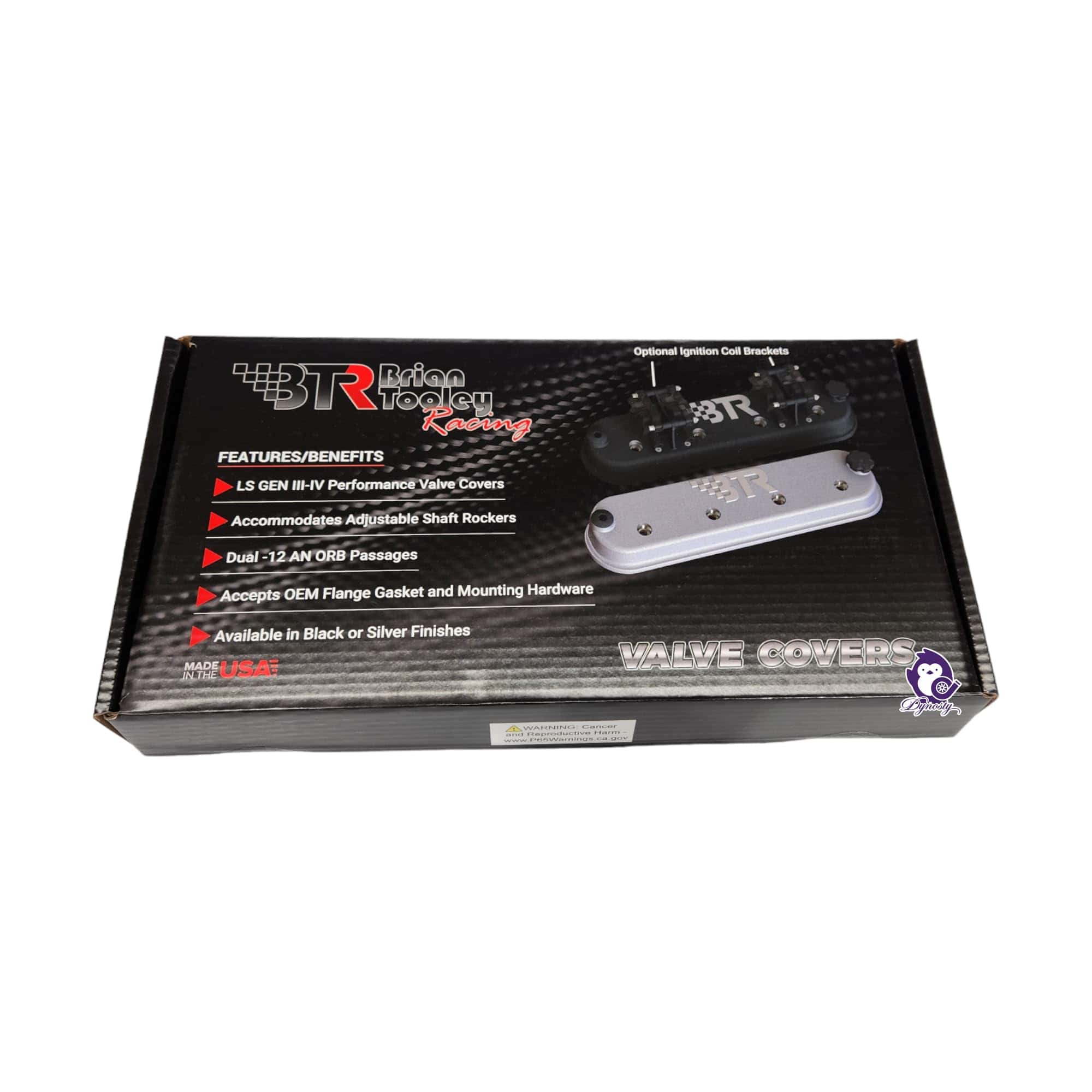 Cubiertas de Válvulas LS de BTR Negras Par - Sin Soportes - Imagen 4