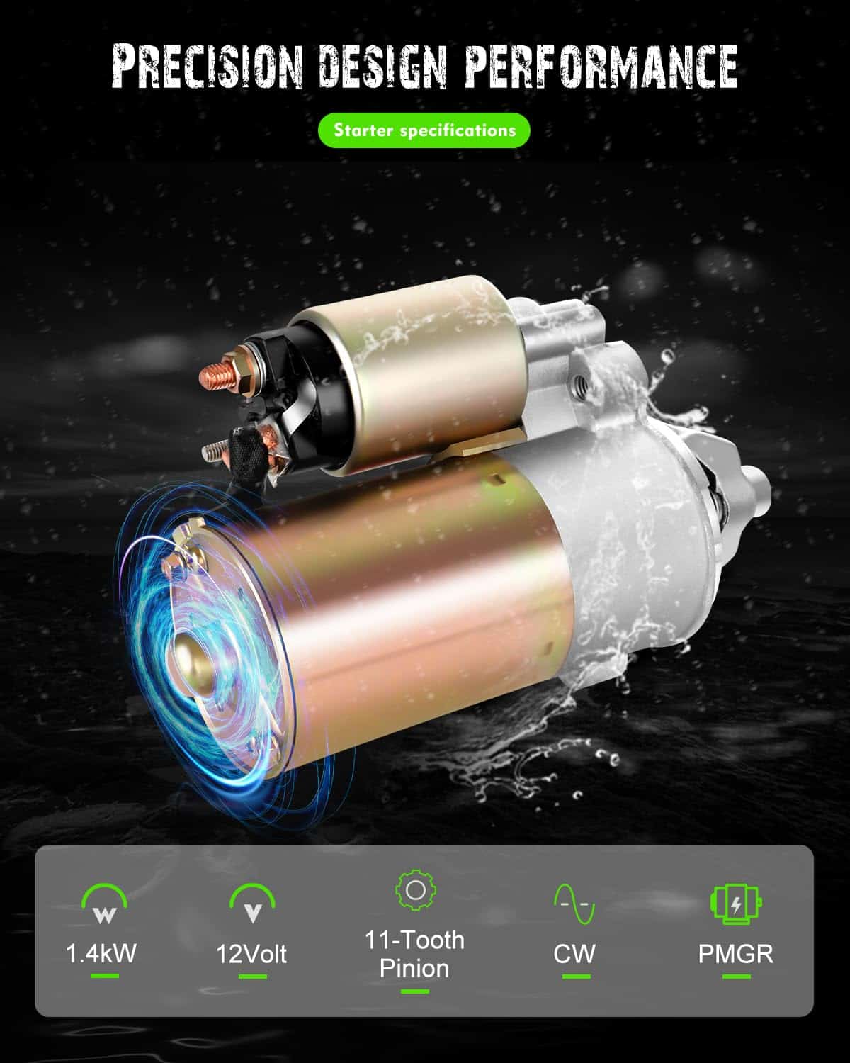 Motor de Arranque SCITOO SFD0037 3270 para FORD Taurus para - Imagen 6