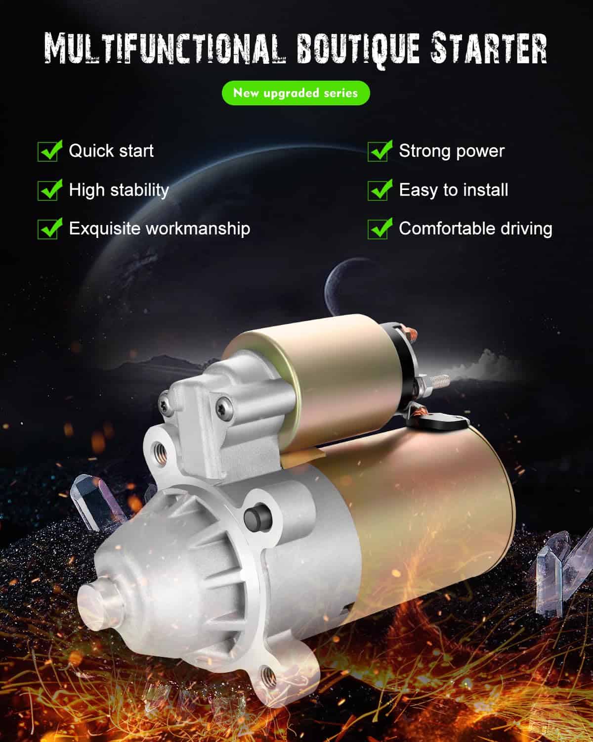 Motor de Arranque SCITOO SFD0037 3270 para FORD Taurus para - Imagen 3