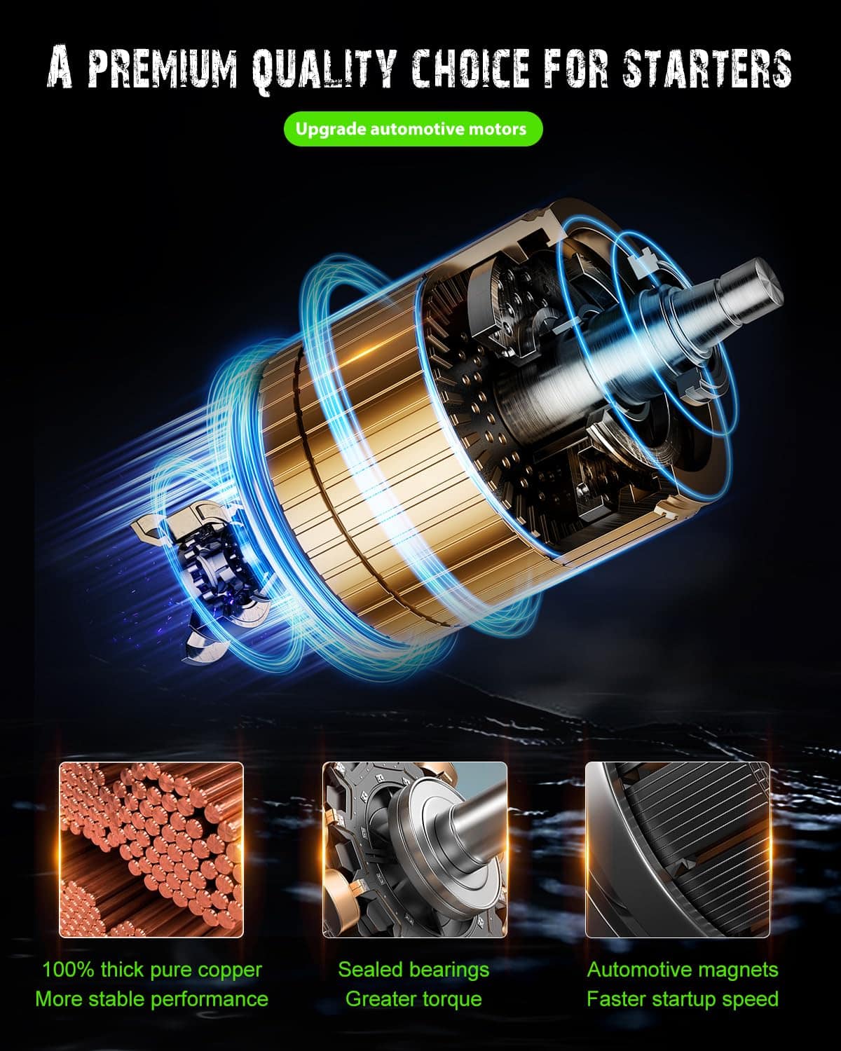 Motor de Arranque SCITOO SFD0037 3270 para FORD Taurus para - Imagen 5