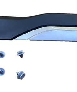 Moldura de Puerta Inferior con Adorno Plateado, Compatible