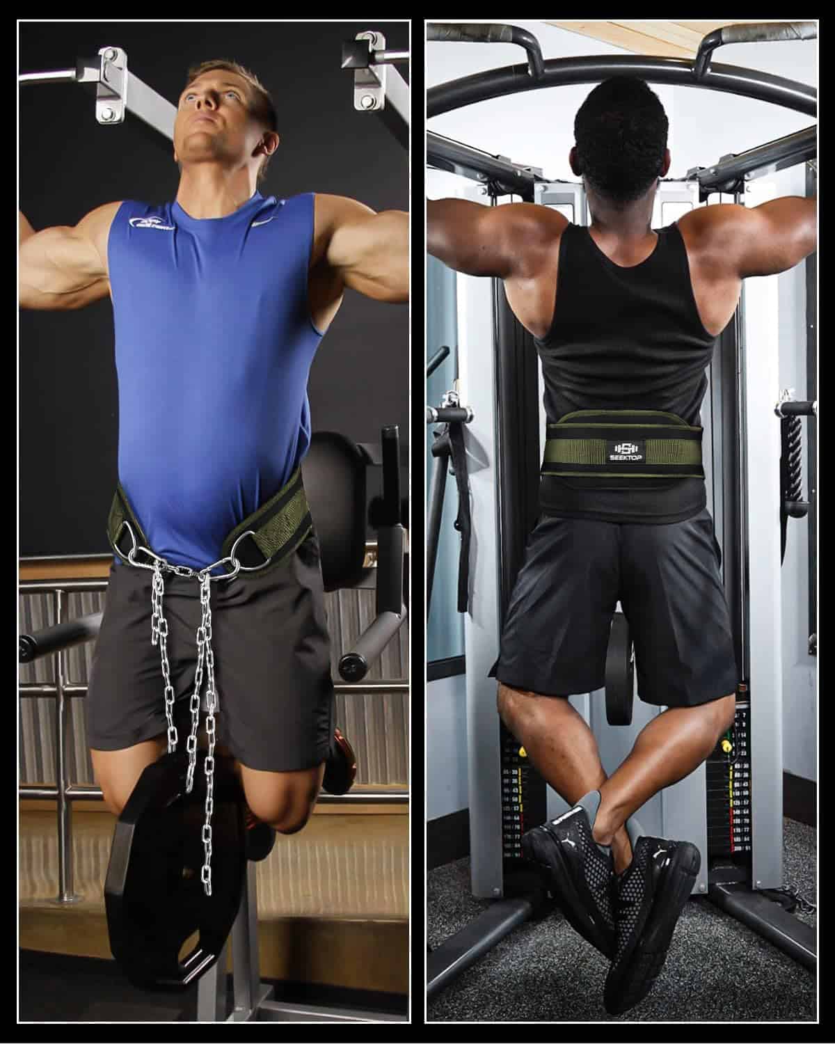 Seektop Cinturón para Levantamiento de Pesas - Cinturón de - Imagen 8