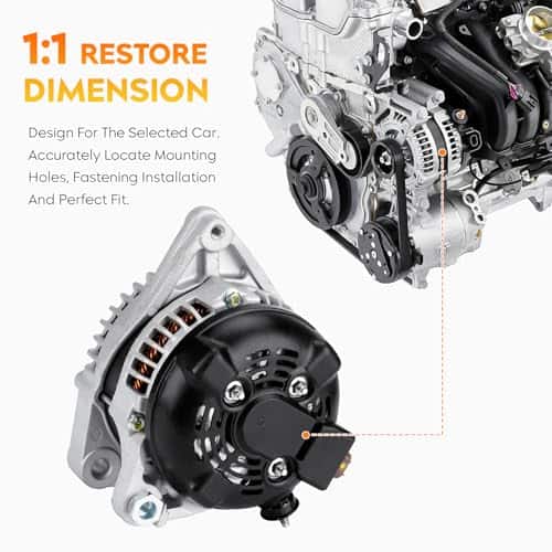 Nuevo Alternador para Toyota Camry L4 2.5L 2012-2015, RAV-4 - Imagen 4