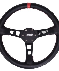 Volante Profundo PRP Seats con Agarre de Cuero para