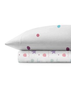 Set de Ropa de Cama Mini Cuna de 2 Piezas BAMI (Rosa)