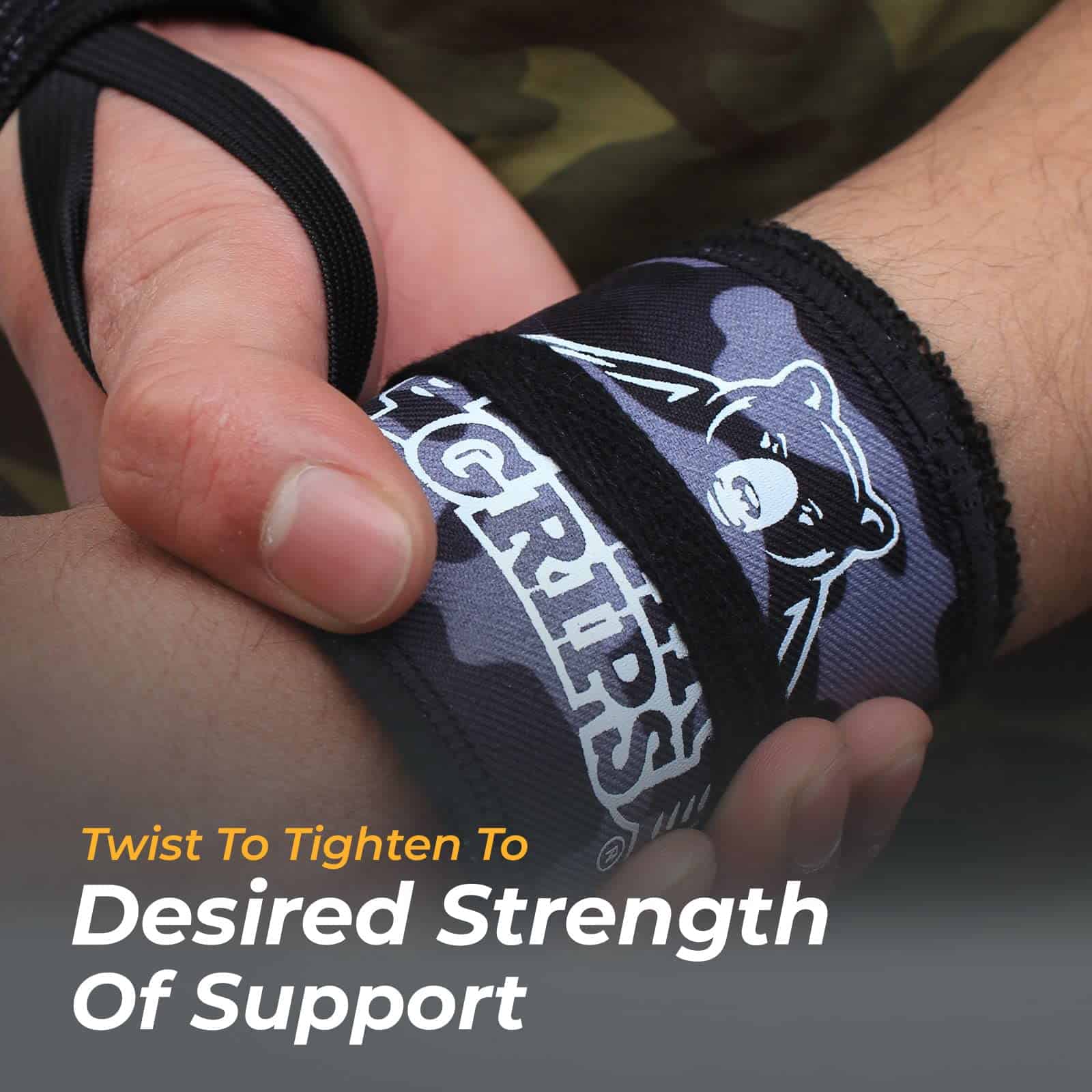 Vendas de Muñeca Ajustables Bear Grips, Soporte de Muñeca - Imagen 5