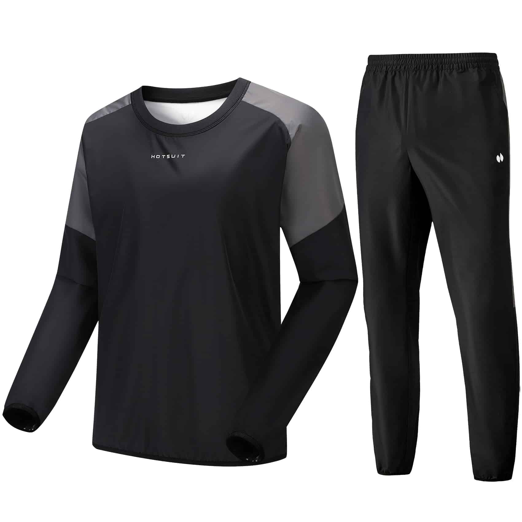 Traje de Sauna HOTSUIT para Hombres, -Gris/Negro