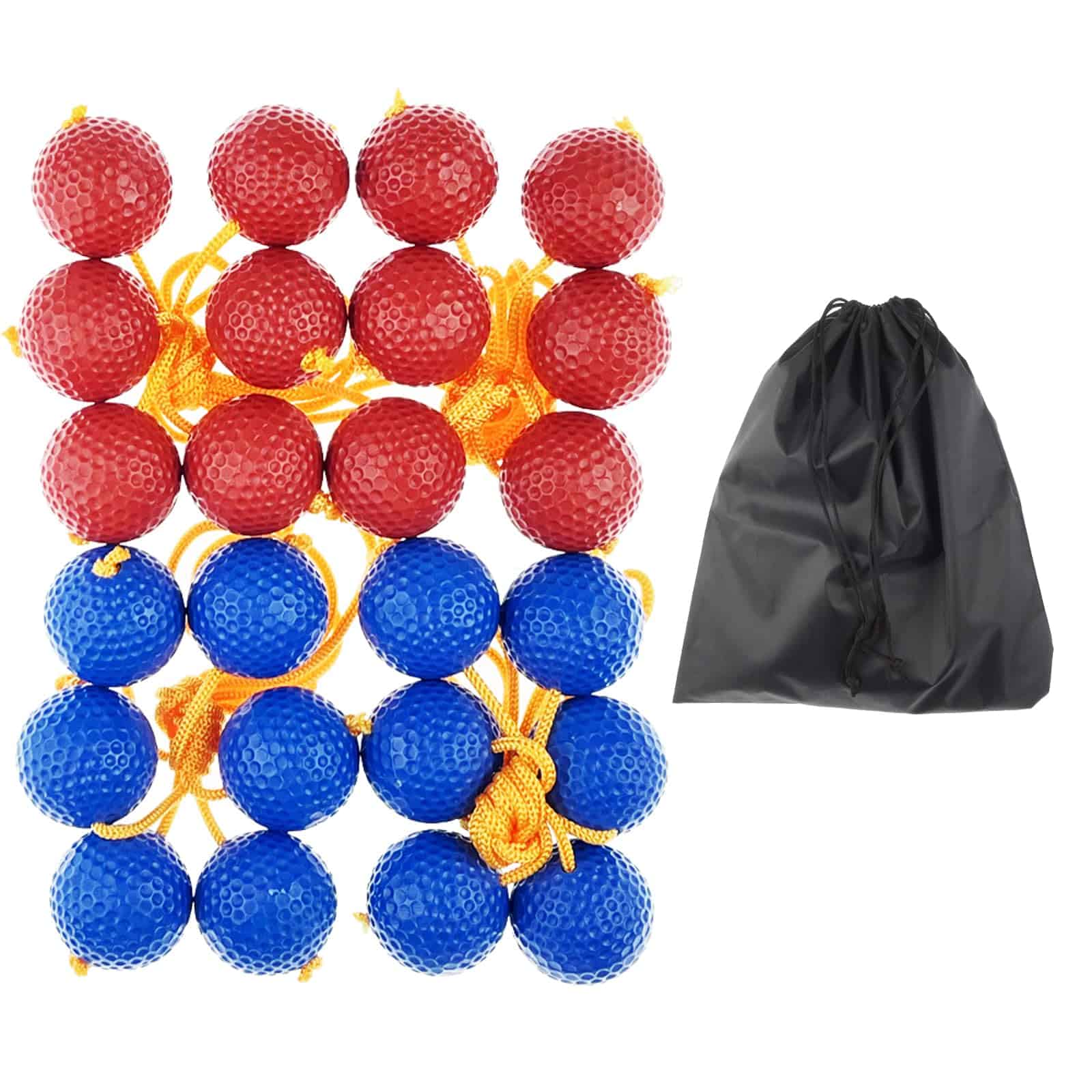 Miokun 12 Pack Ladder Balls Ladder Toss Balls -Rojo Azul