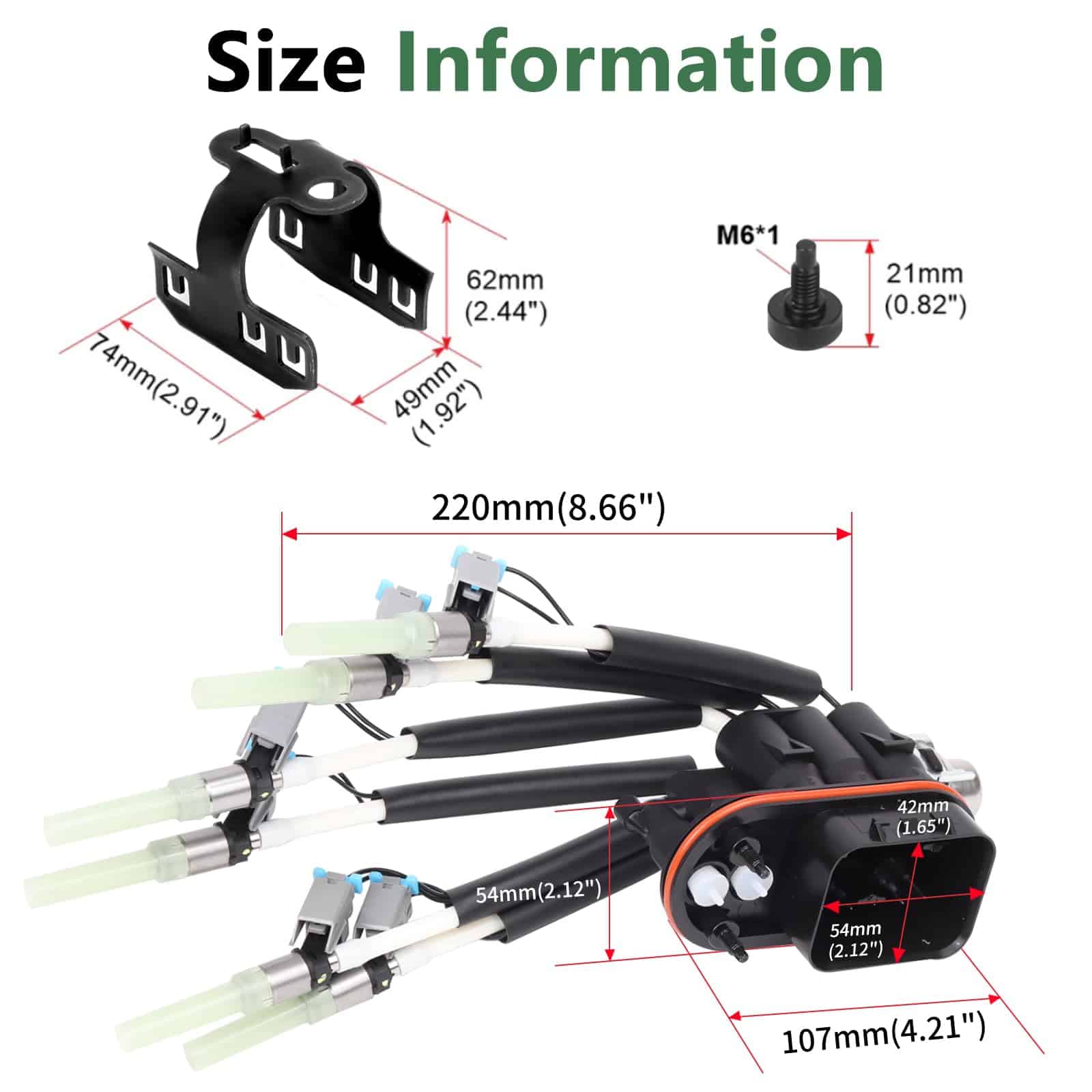 Inyectores de araña LOREADA 4.3L, Inyector de Combustible - Imagen 5