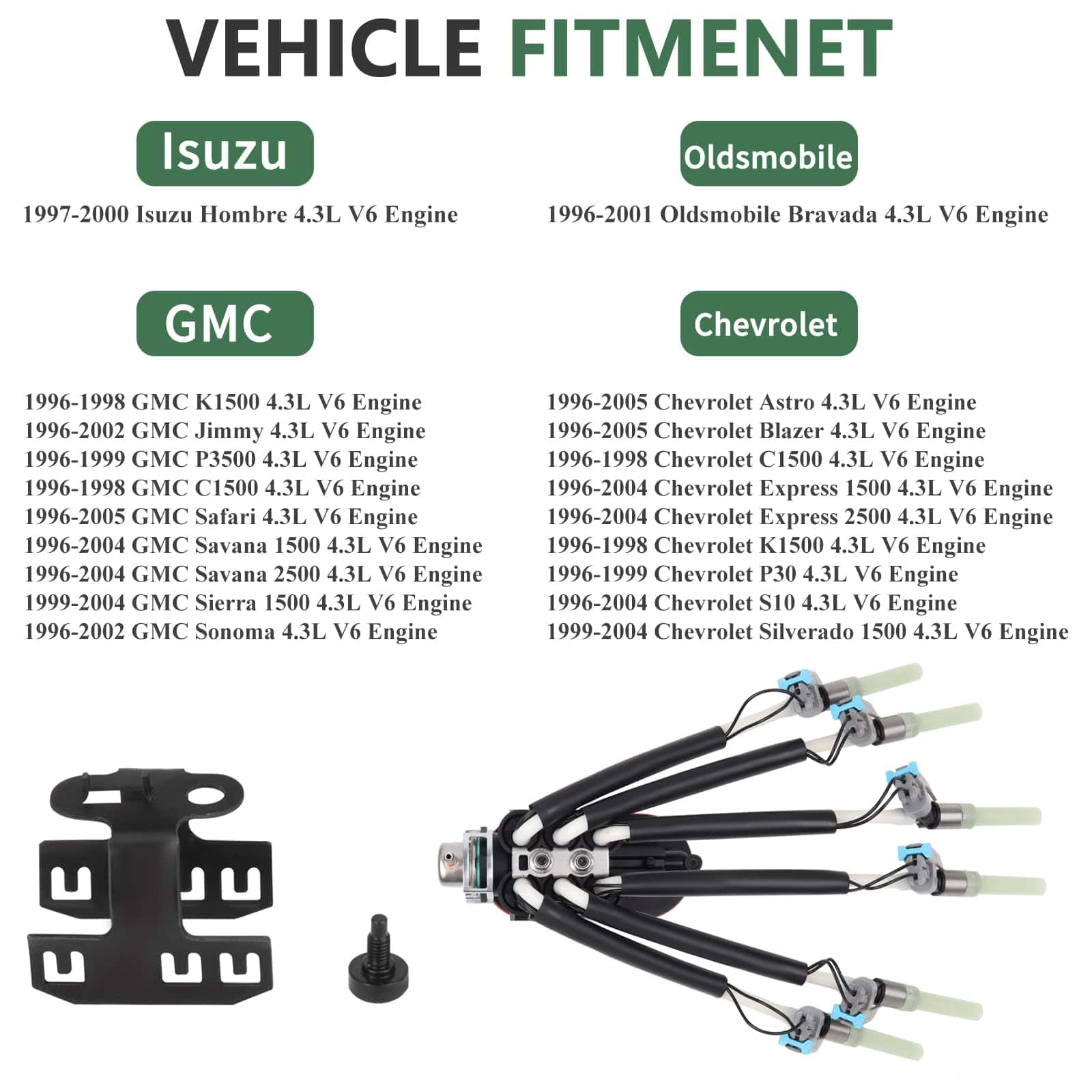 Inyectores de araña LOREADA 4.3L, Inyector de Combustible - Imagen 3