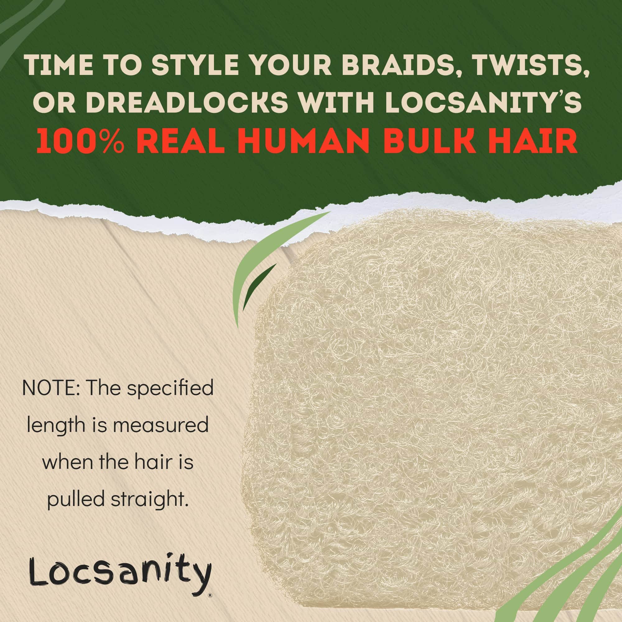 Locsanity Afro Kinky 100% Cabello Humano Natural Grueso - - Imagen 8