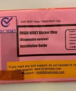 Sticker Chip de Reinicio de Fusor Serie Super Easy para OKI