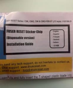 Sticker Chip de Reinicio de Fusor de la Serie Super Easy