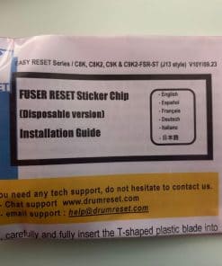 Sticker Chip para Reinicio de Fusor Serie Super Fácil para