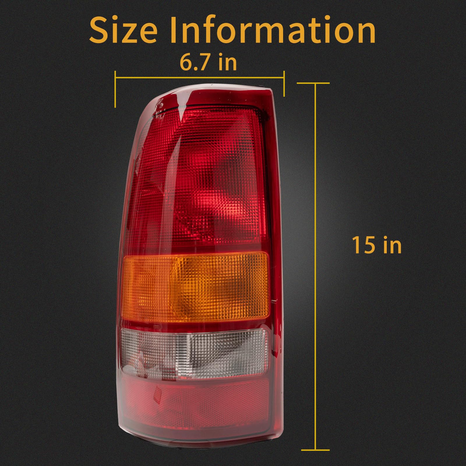 Carcaza de luz trasera MiKaFex compatible con 1999-2002 - Imagen 4