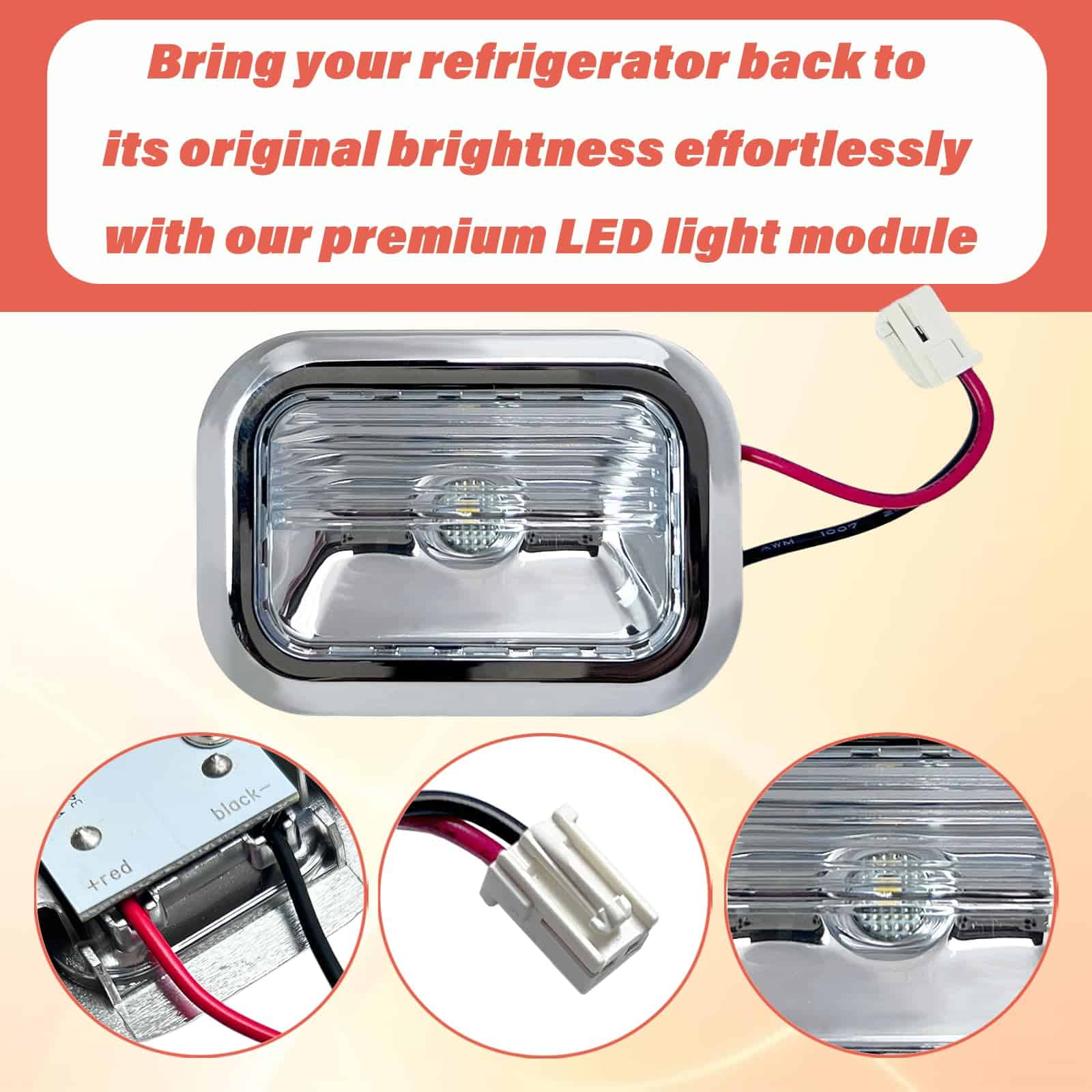 Módulo de LED de repuesto para refrigerador W11462342 para - Imagen 4