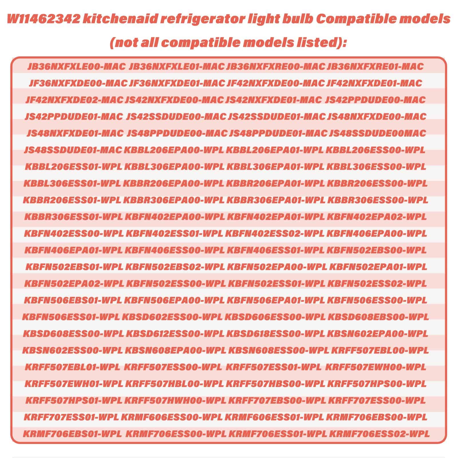 Módulo de LED de repuesto para refrigerador W11462342 para - Imagen 7