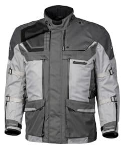 Chamarra de Motocicleta Impermeable -Gris