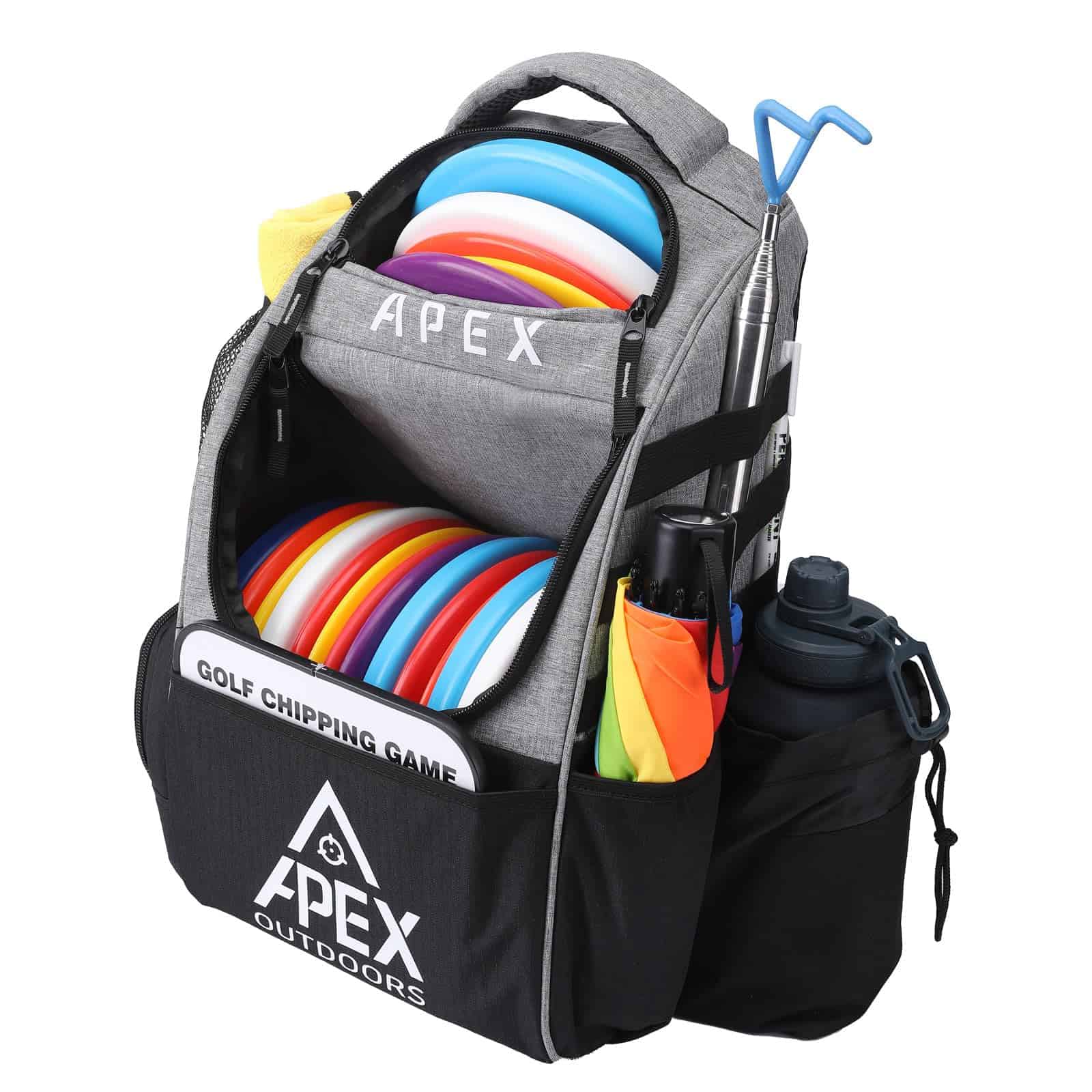 Mochila de Disc Golf Apex Outdoors, Grande con Capacidad