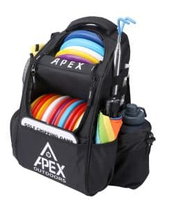 Mochila de Disc Golf Apex Outdoors, Amplia capacidad para