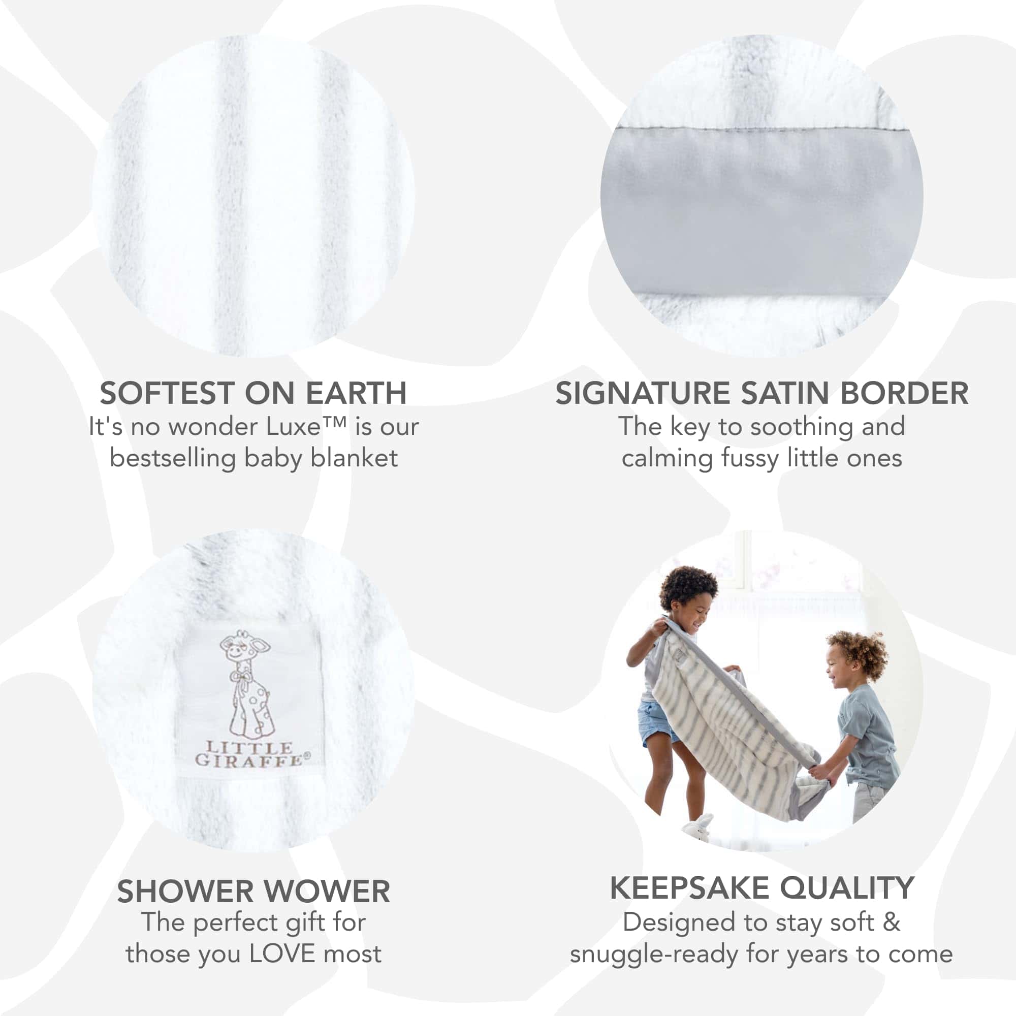 Cobija para Bebé Little Giraffe - Cobija Suave -Strand Plate - Imagen 5