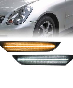 Luz de Marcador Lateral LED Blanco y Ámbar Secuencial de