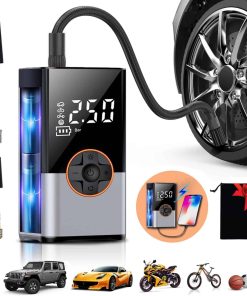 Inflador de neumáticos portátil para automóviles,