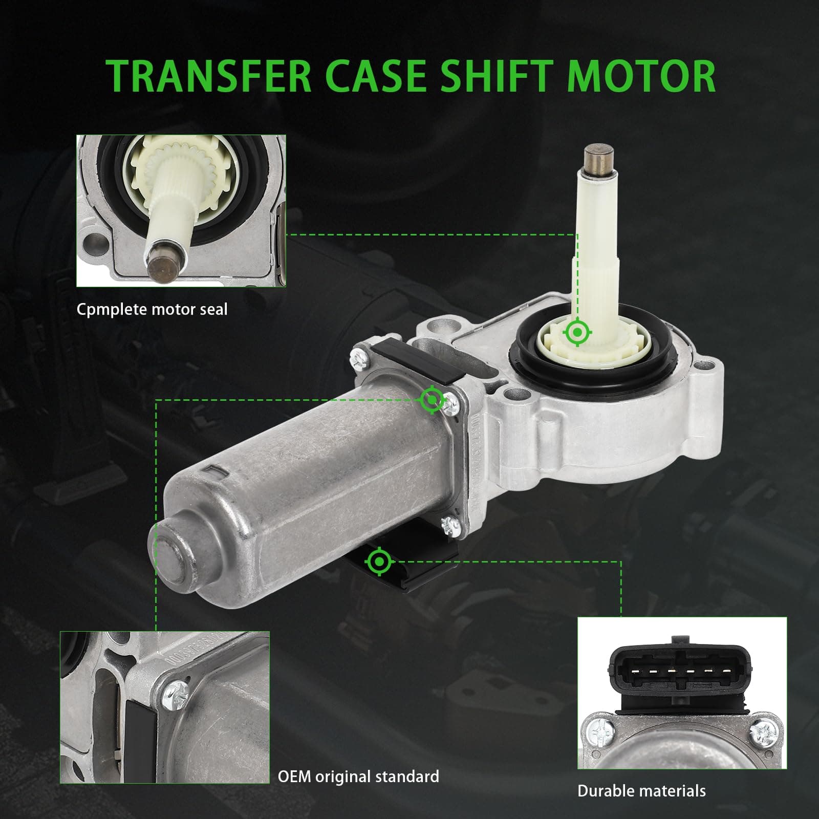 Motor del actuador de cambio de transferencia 4WD SCITOO - Imagen 5