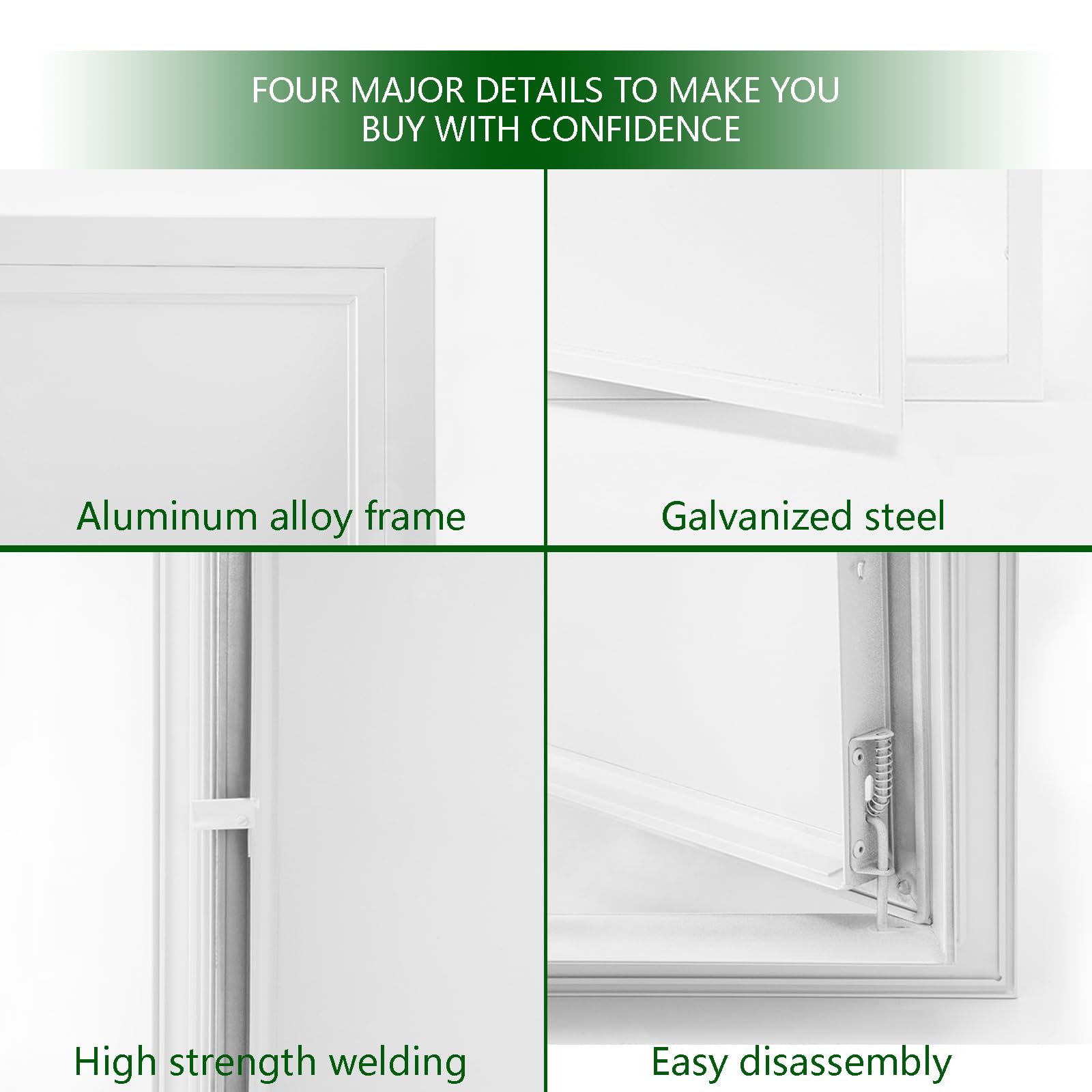 Panel de Acceso de Metal DEEKOOL 24 x 24, Panel de Acceso - Imagen 4