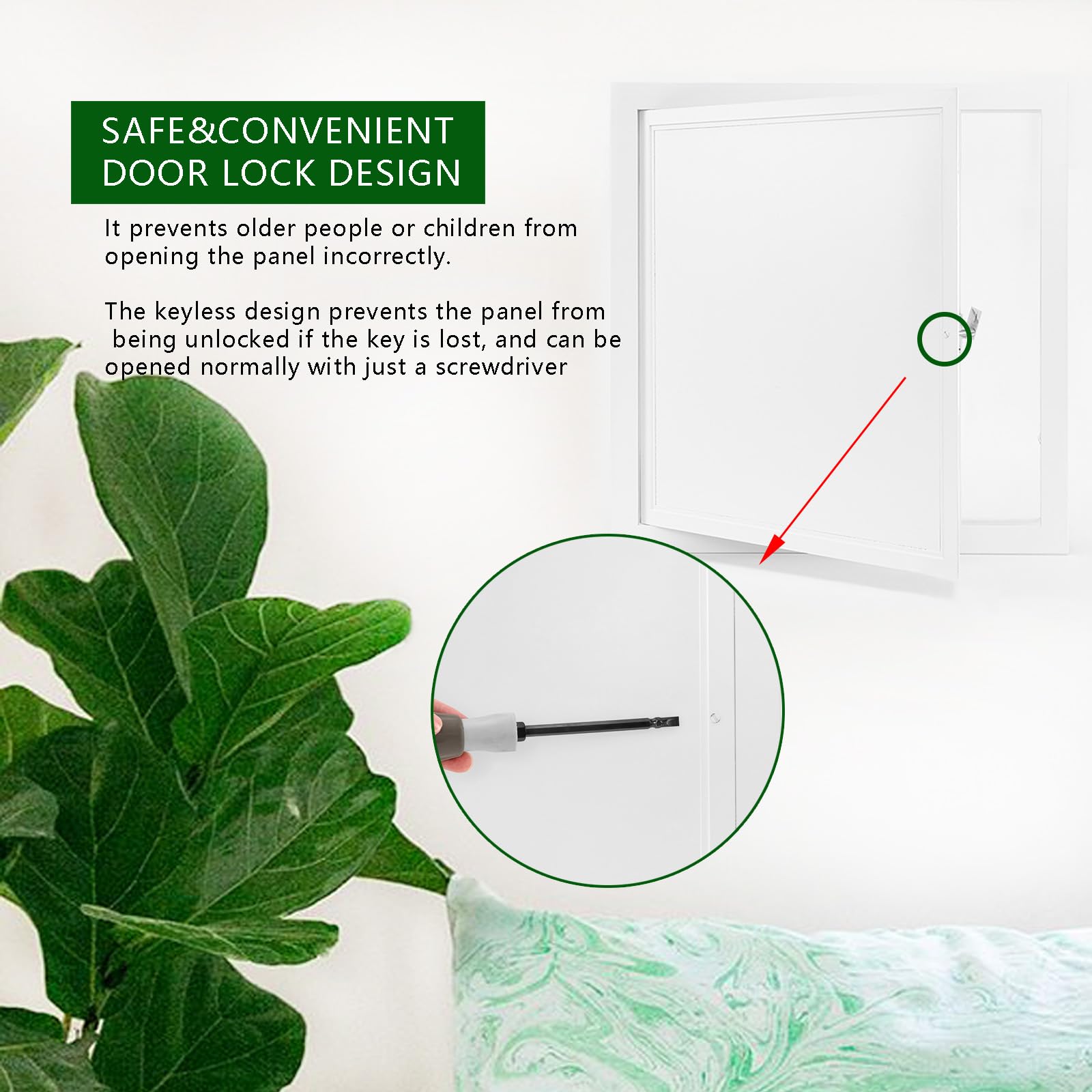 Panel de Acceso de Metal DEEKOOL 24 x 24, Panel de Acceso - Imagen 5