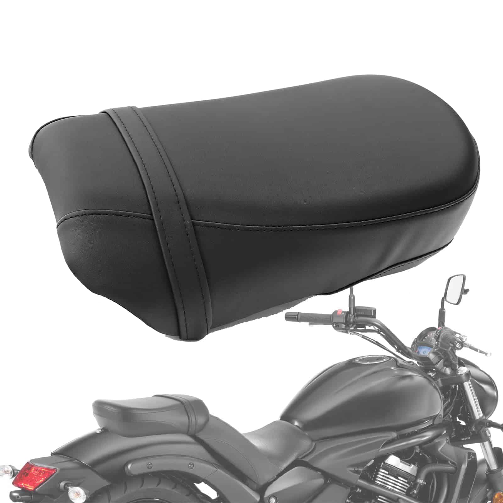 Asiento Trasero para Pasajero de Motocicleta Ajuste para