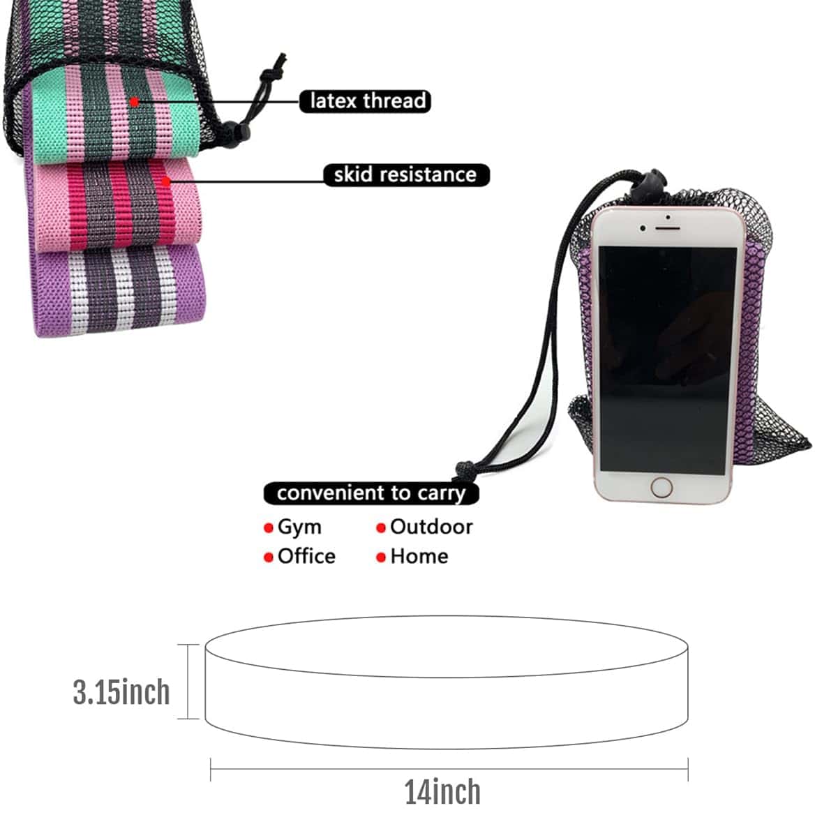 Bandas de Resistencia Elástica para Entrenar, Bandas de - Imagen 8