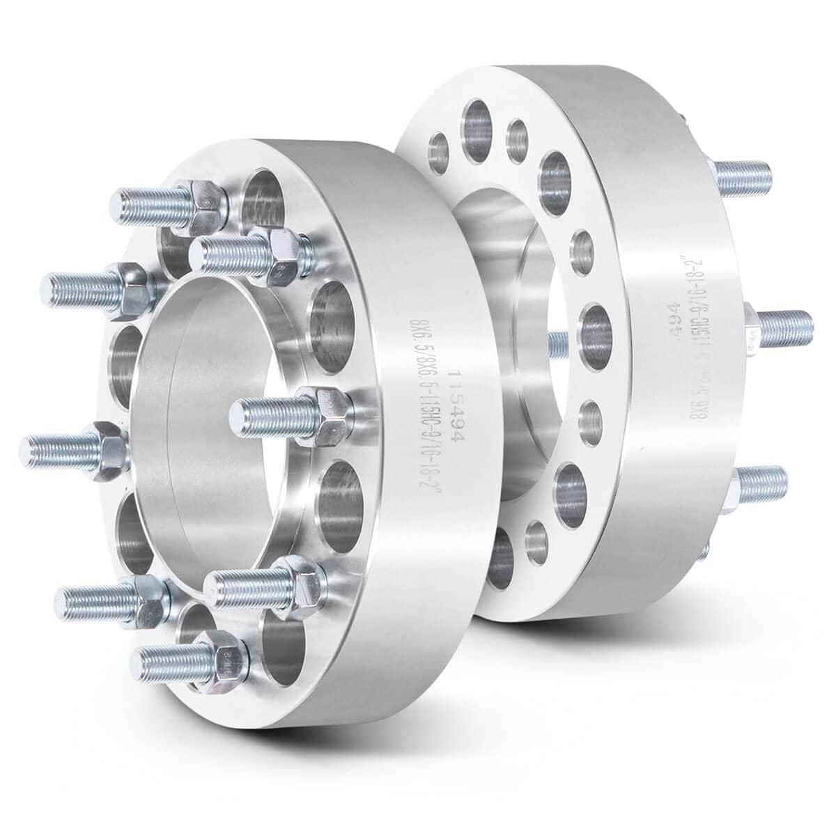 SCITOO 2Pcs 2" Separadores de Rueda 8x6.5 Pernos 9/16 121mm