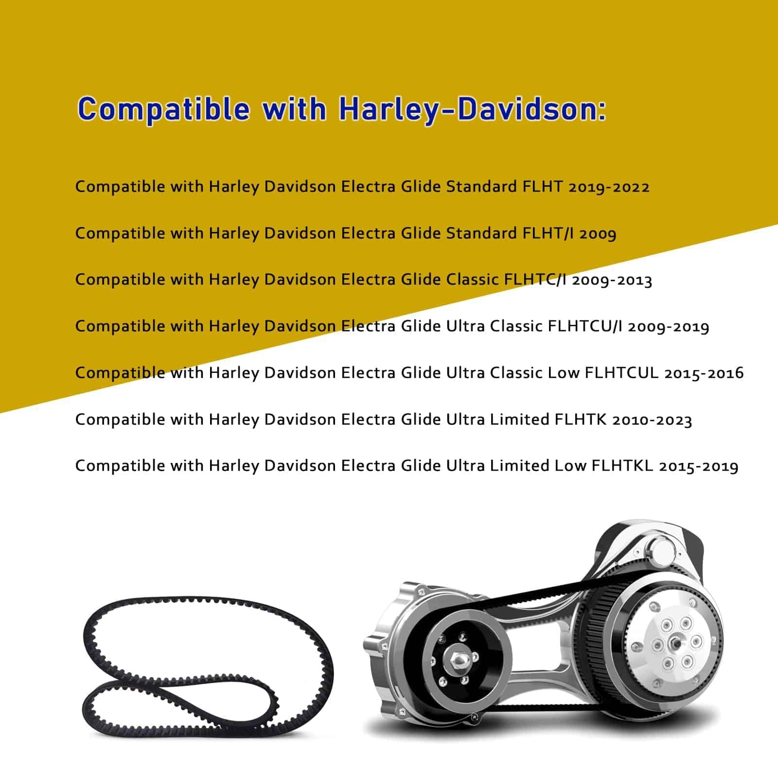 ANP PUAUTO Correa de transmisión trasera 140T 1" para - Imagen 7