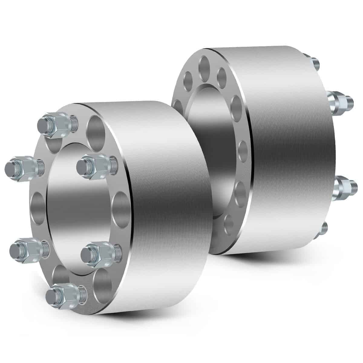 SCITOO 2Pcs Separadores de Ruedas de 3" 6x5.5 Pernos 12x1.5