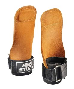 NINE STUDY Muñequeras para Levantamiento -Brown