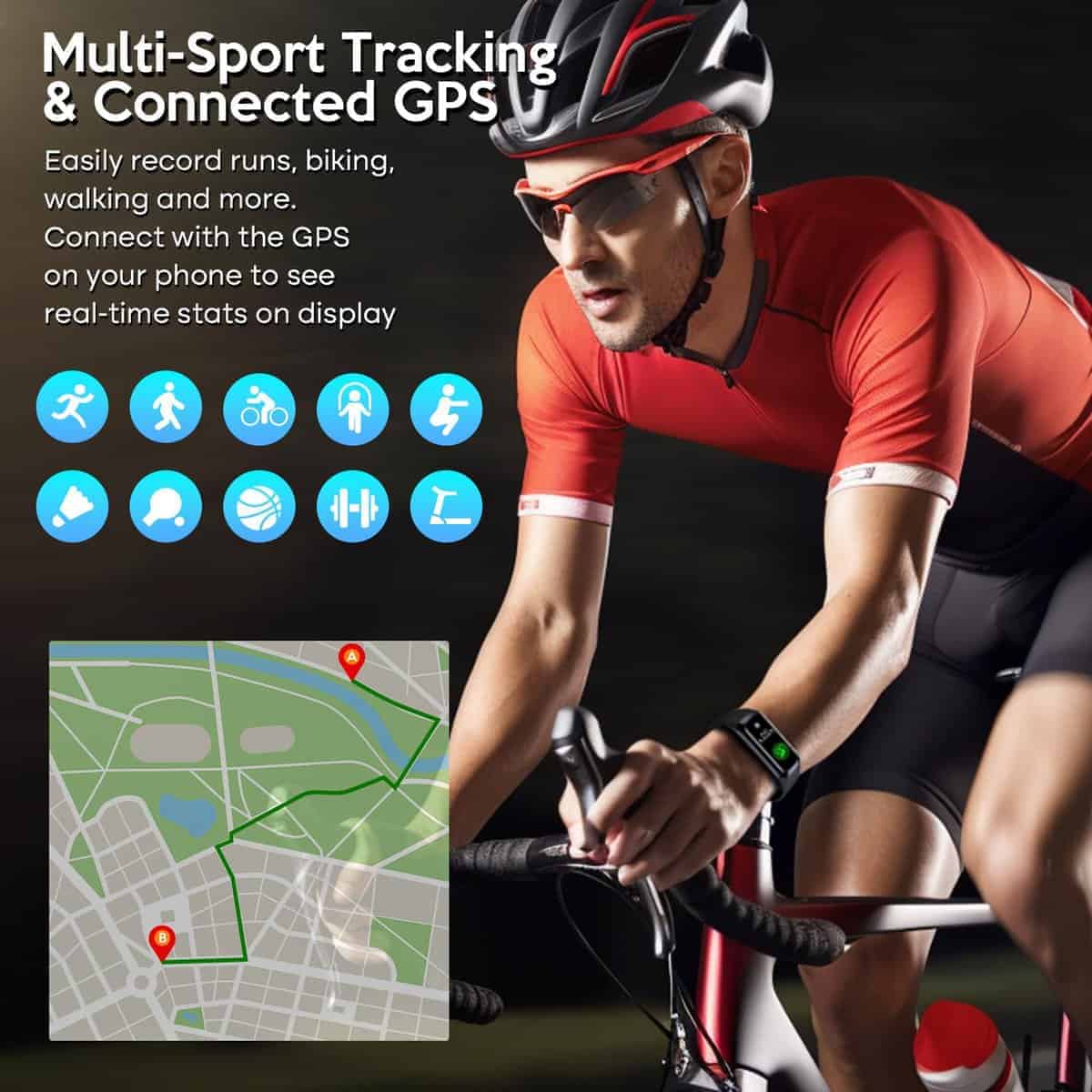 Reloj Inteligente Rastreador de Actividad -Negro - Imagen 7